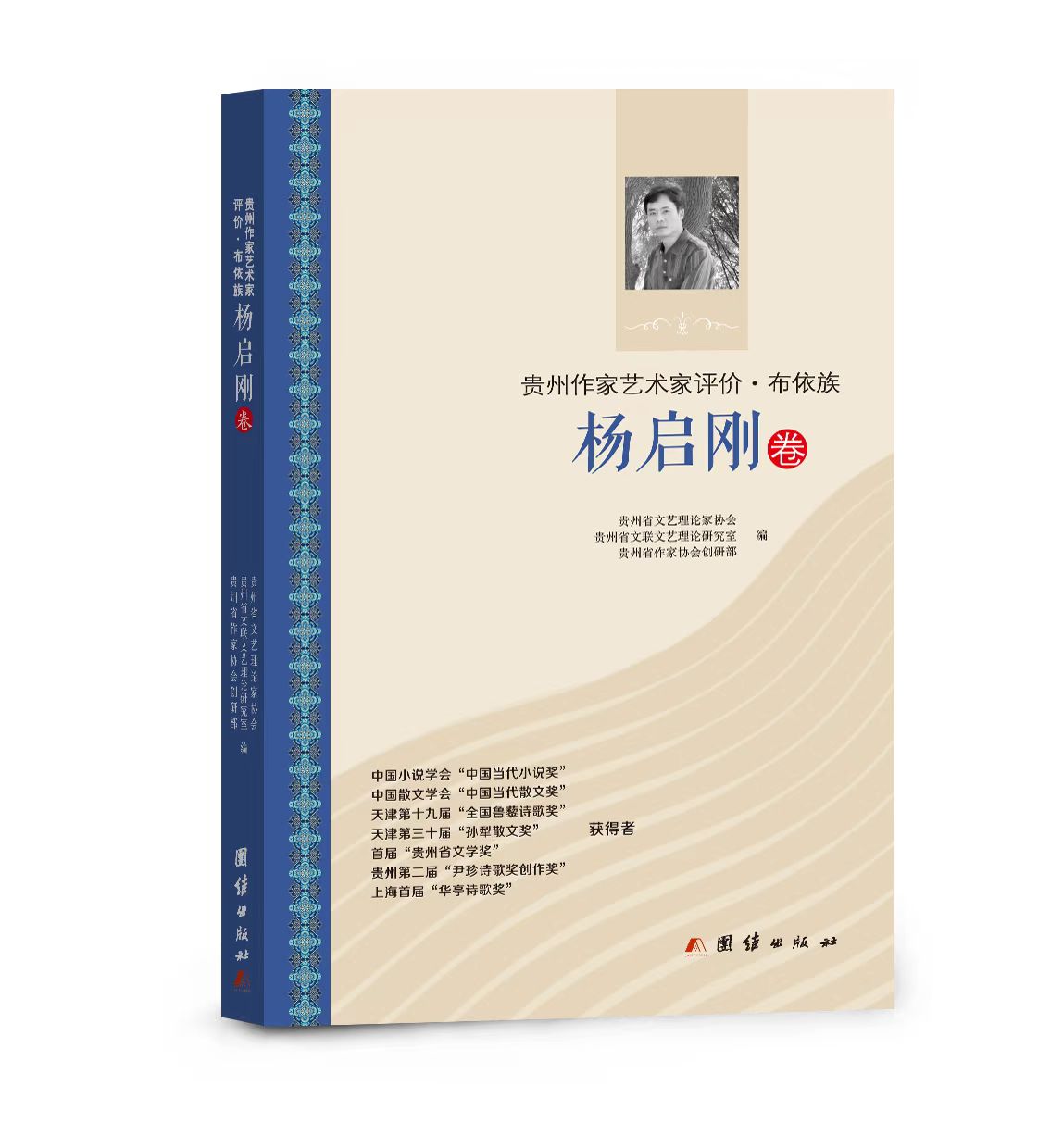 文学评论集《贵州作家艺术家评价•布依族杨启刚卷》封面