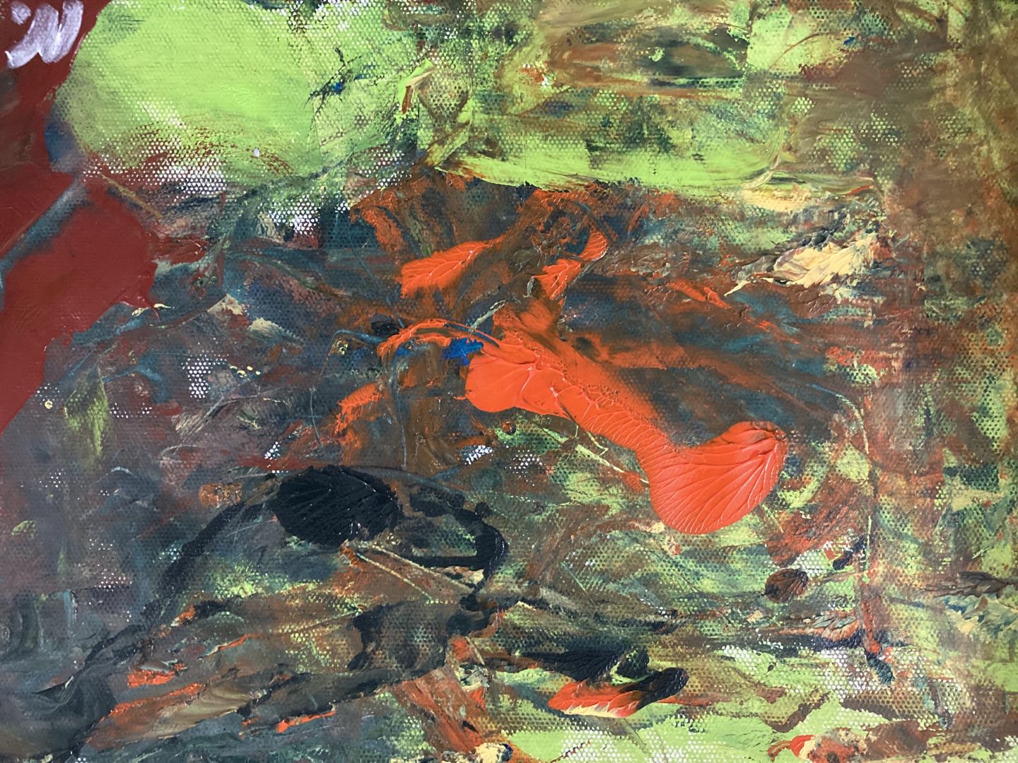 1、 56x38纸本丙烯《随》