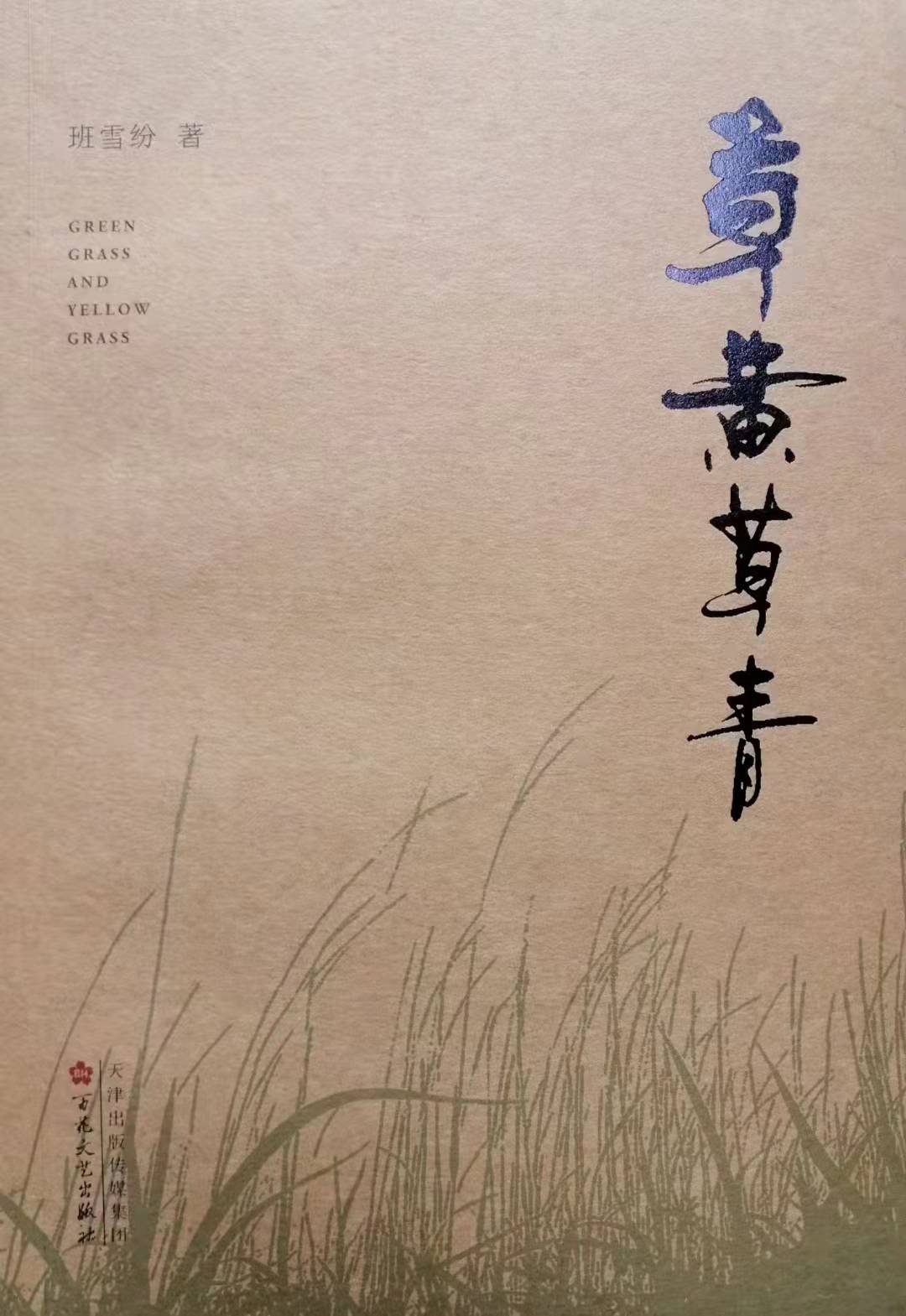 长篇小说《草黄草青》封面（班雪纷 著）
