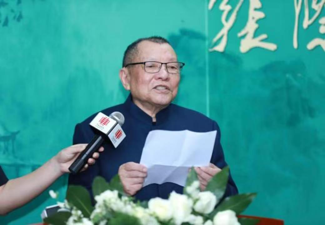 张际才老师在画展开幕式致答谢辞