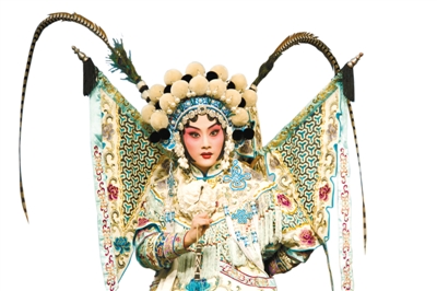 《杨门女将》中 郭凡嘉饰演穆桂英
